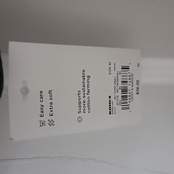 Mens 1/4 zip sweat shirt - Picture 2 of 2